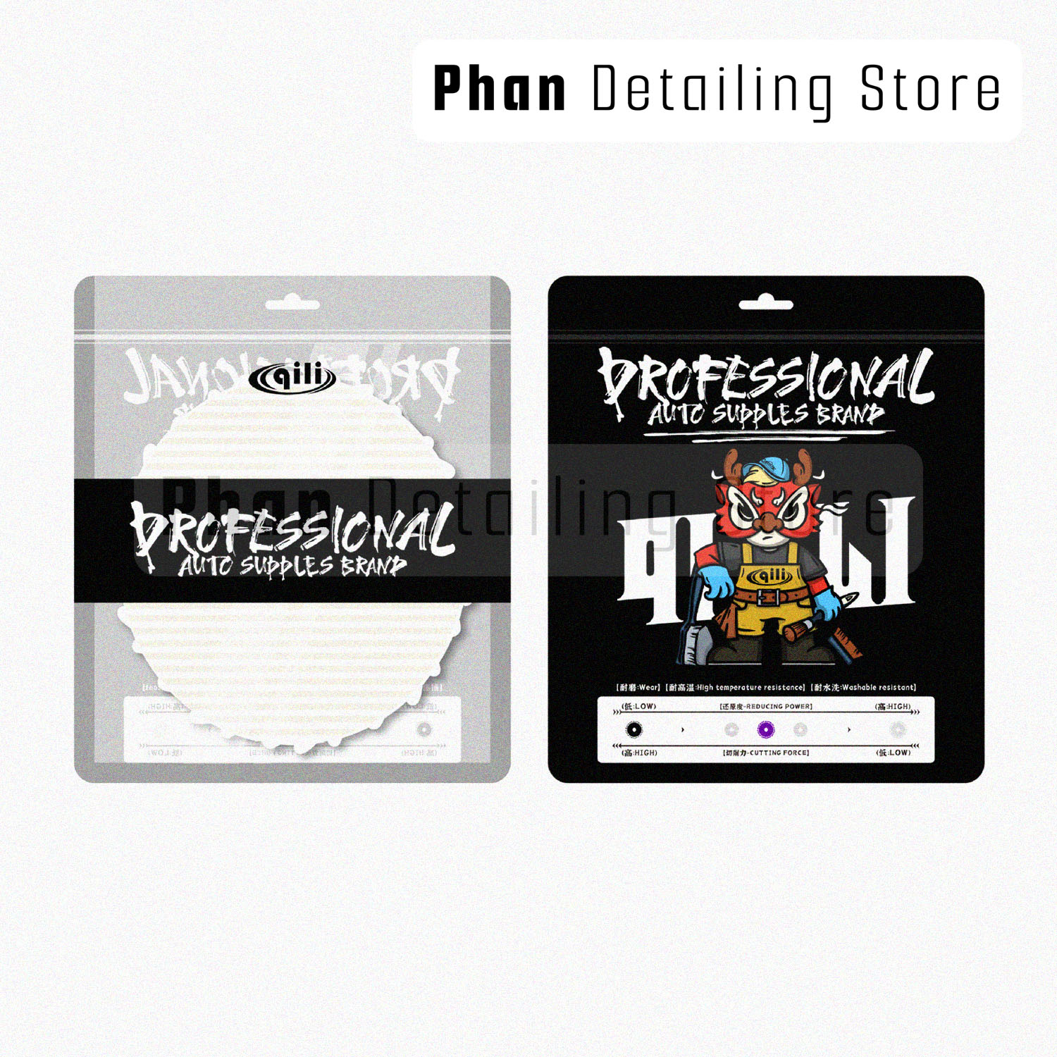 Phớt Lông Cừu Ngắn Kẻ Size 5 inc Qili