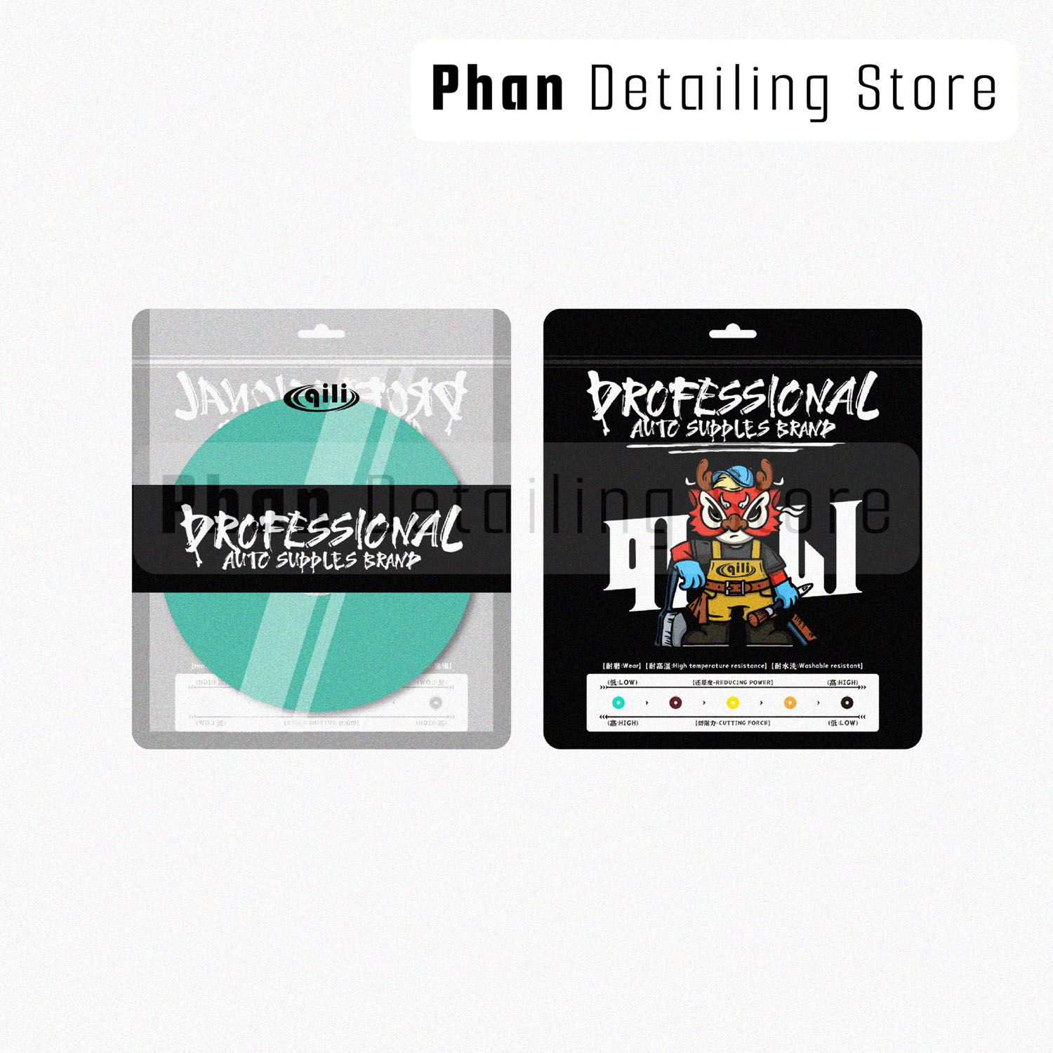 Phớt Xốp Xanh Lục Size 3 inc Qili