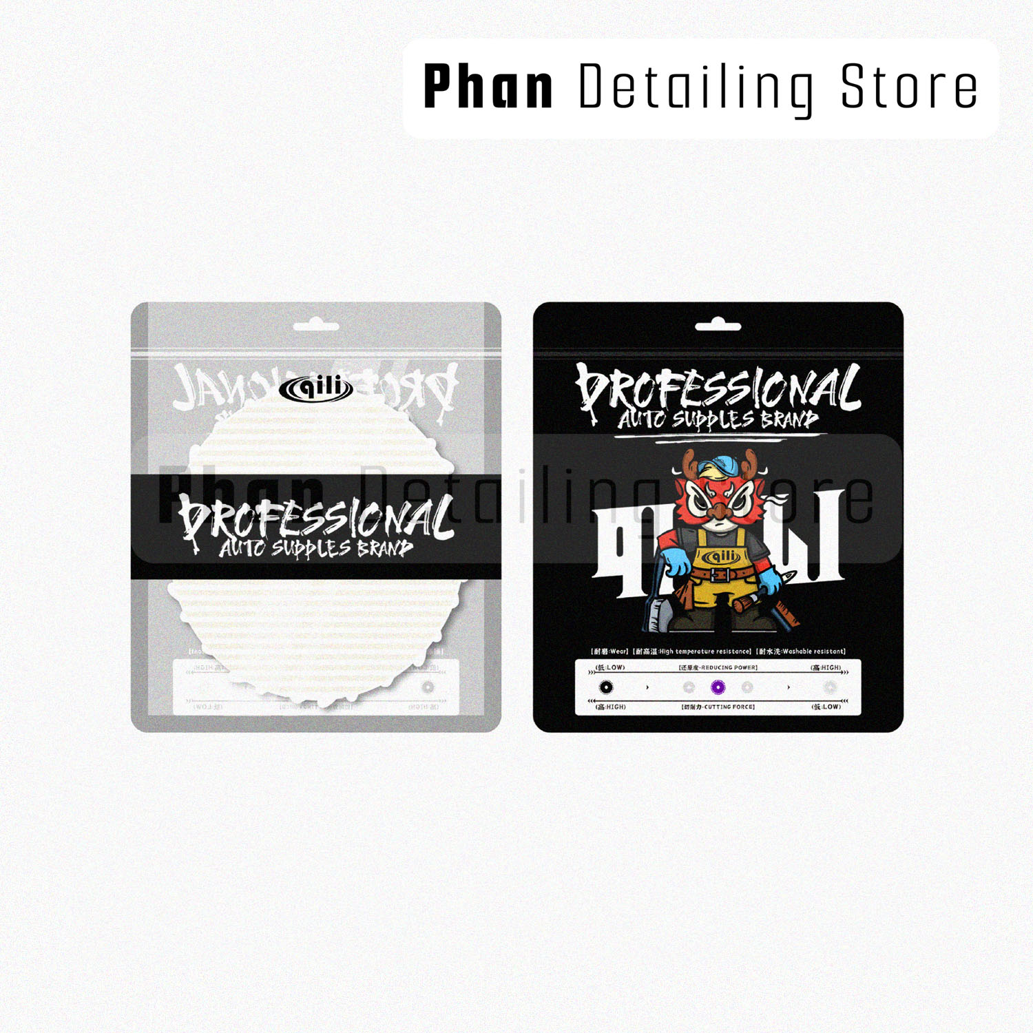 Phớt Lông Cừu Ngắn Kẻ Size 3 inc Qili