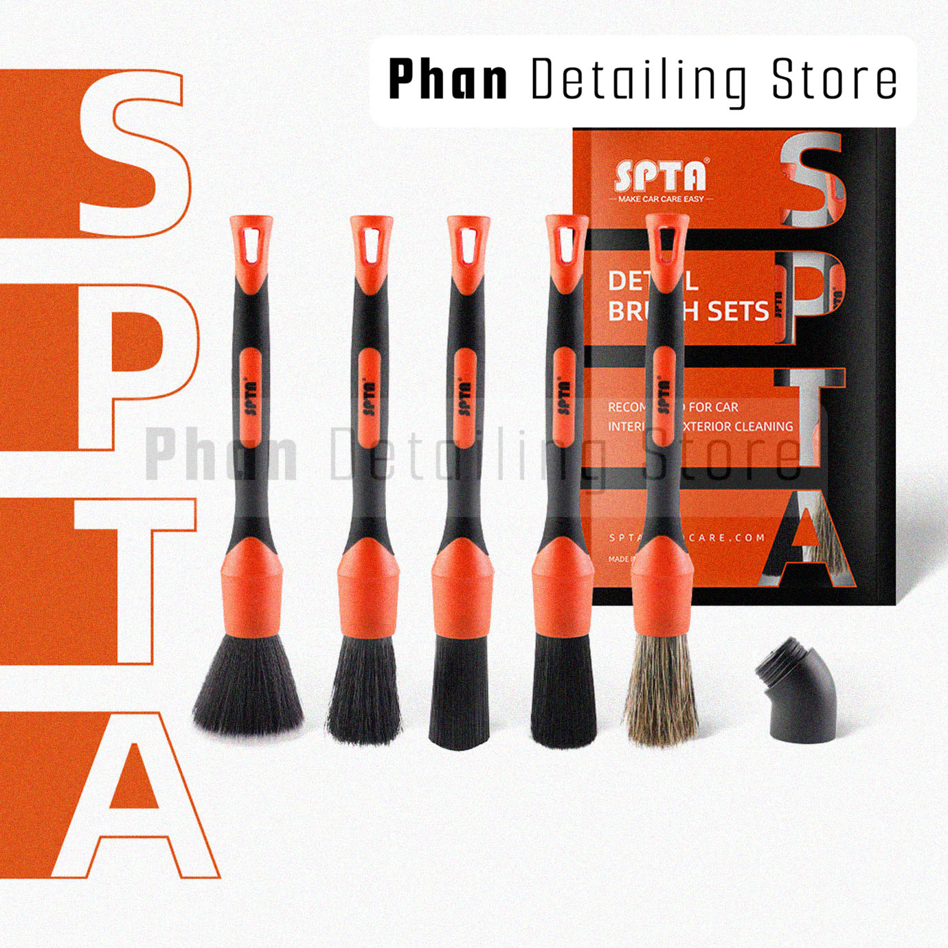 Bộ Cọ Chăm Sóc Xe 5 Cây SPTA