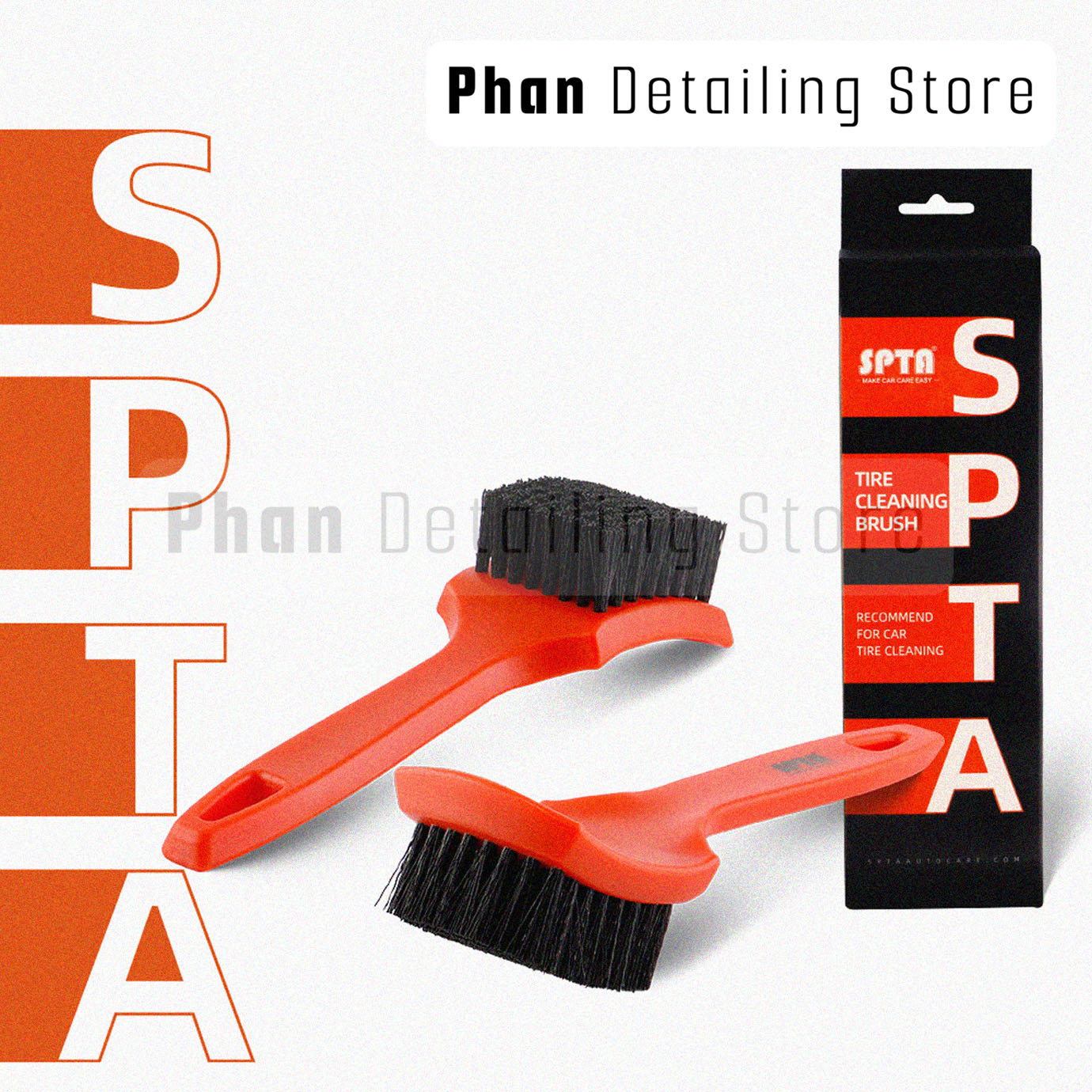 Bàn Chải Cán Vừa Cọ Lốp SPTA