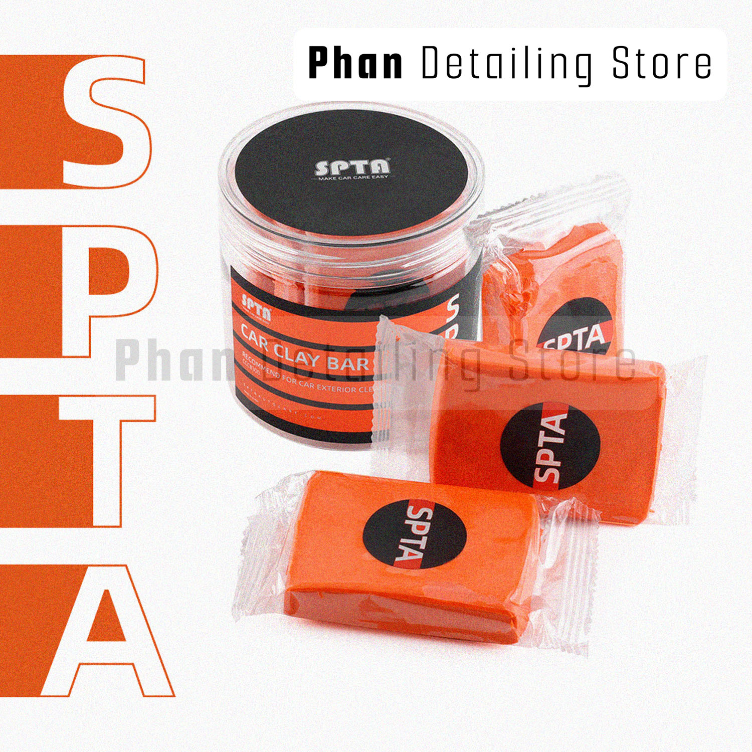 Đất Sét Clay Bar Detailing / Combo 3 / SPTA